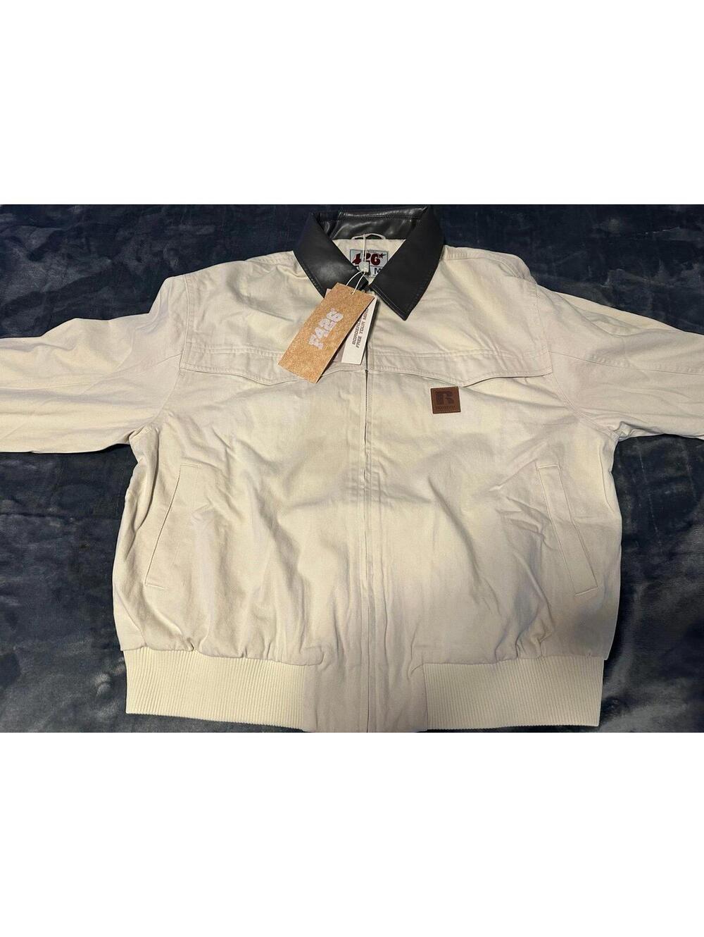 F426 Brand Utility Jacket CREAM SIZE: MEDIUM